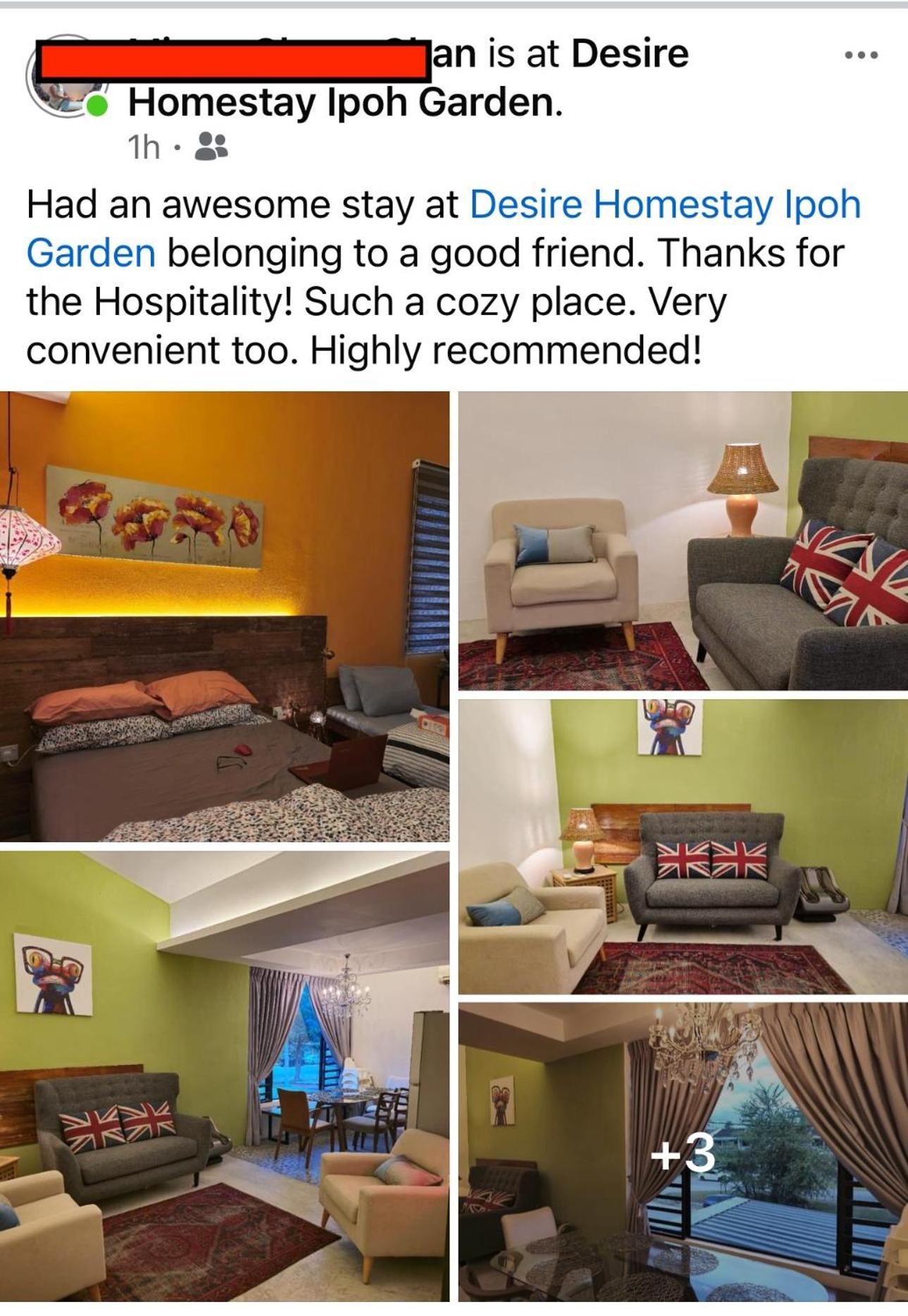 Rumah percutian Walk To Your Favorite Food Desire Garden *